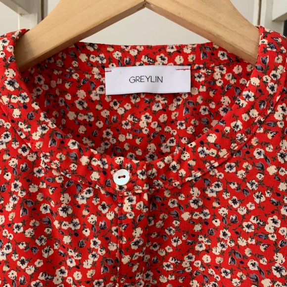 Greylin Floral Blouse - Picture 5 of 5